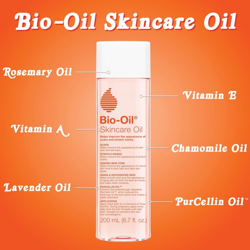 Bio-Oil Skincare Body Oil, Vitamin E Serum for Scars & Stretchmarks (124ml)🤩